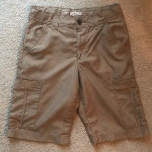 Boys khaki dress shorts